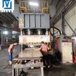 Used HARSLE 4500T Double-Action Steel Door Embossing Machine For Sale - Imagen 3