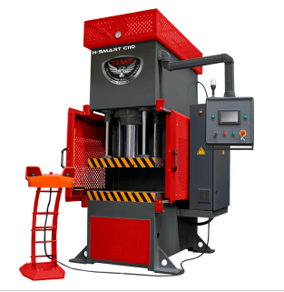 Máquina de prensa hidráulica de estrutura RMT C