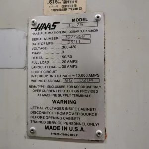 مخرطة HAAS TL-25 CNC للبيع