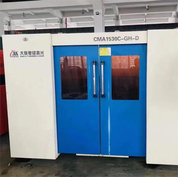 A 1500W high-efficiency laser cutting machine refers to a laser cutting system that uses a laser power of 1500 watts to cut through various materials with precision and speed. The term "high-efficiency" suggests that this machine is designed to provide efficient and productive cutting operations, making it suitable for industrial applications that require fast and accurate material processing. Here are some key features and considerations related to a 1500W high-efficiency laser cutting machine: Laser Power: The 1500W laser power indicates the energy output of the laser source. Higher laser power typically allows for faster cutting speeds and the ability to cut through thicker materials. Materials: A high-power laser cutting machine like this can be used to cut a wide range of materials, including metals (such as steel, aluminum, and stainless steel), plastics, acrylics, wood, textiles, and more. Precision: High-efficiency laser cutting machines are known for their precision and accuracy. The focused laser beam allows for intricate and complex designs to be cut with minimal distortion or error. Speed: The combination of high power and efficient design enables faster cutting speeds compared to lower-power systems. This is crucial for industries where production rates are a priority. Industrial Applications: Industries that often utilize high-efficiency laser cutting machines include automotive manufacturing, aerospace, electronics, signage, sheet metal fabrication, and more. These machines are suitable for both prototyping and mass production. Cutting Thickness: The 1500W laser power should be capable of cutting through various thicknesses of materials. The exact cutting capabilities will depend on factors such as material type and density. Cutting Quality: Higher laser power doesn't always guarantee better cutting quality. Factors such as beam quality, cutting head design, and machine precision also play a role in achieving smooth and clean cuts. Software and Automation: Modern laser cutting machines often come with software that allows for easy design importing, nesting, and control of the cutting process. Some machines also incorporate automation features for enhanced efficiency. Maintenance and Safety: Laser cutting machines require regular maintenance to ensure optimal performance and safety. Proper ventilation and safety measures are necessary to protect operators from laser radiation and fumes generated during cutting. Cost: High-power laser cutting machines are typically more expensive than lower-power alternatives due to the advanced technology and capabilities they offer. The initial investment should be balanced against the potential benefits and increased productivity.