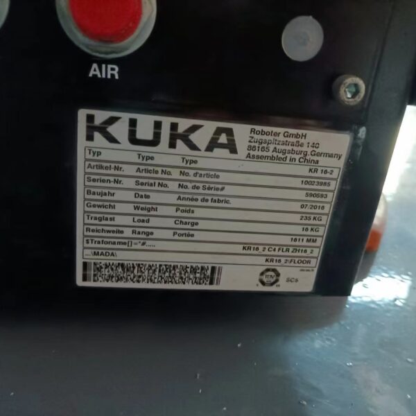 หุ่นยนต์ KUKA KR16-2 มือสอง
