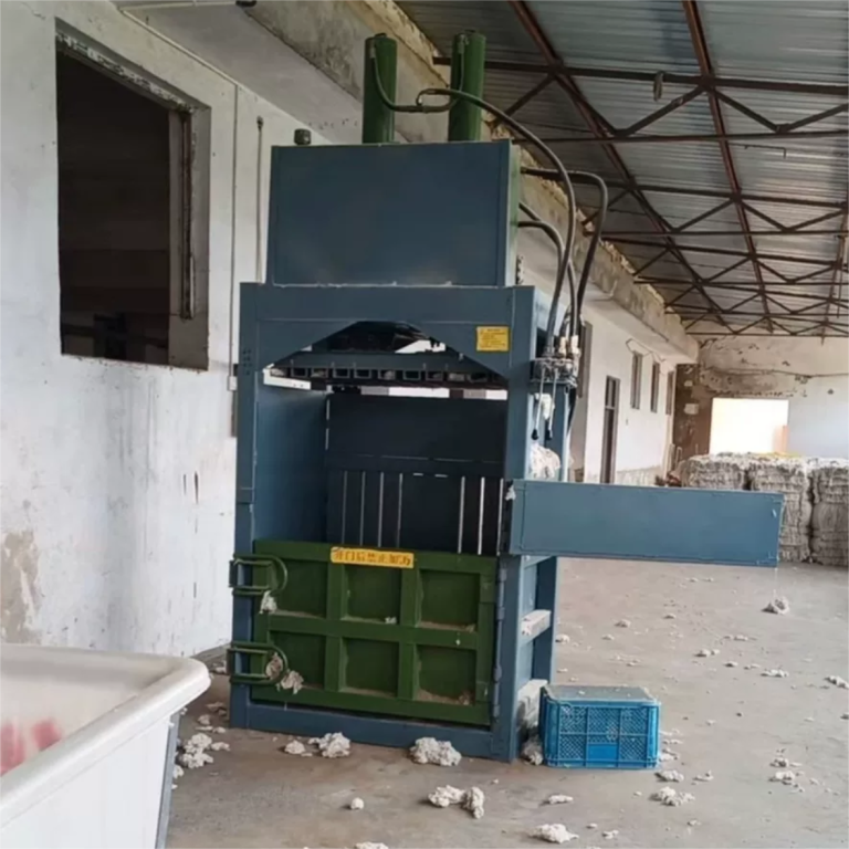 60T Professional Verital Metal Chip Compactor