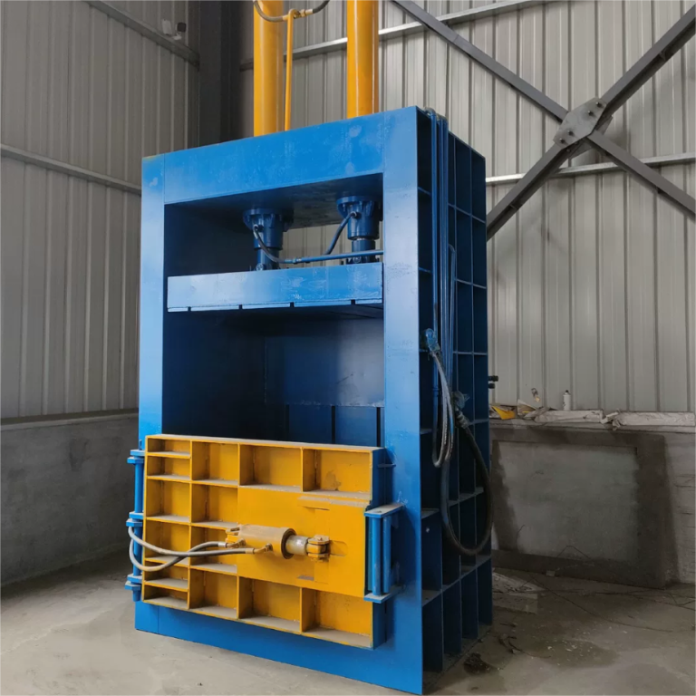 Vertical Metal Chip Compactor 80T