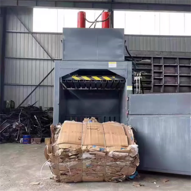 120T Verital Metal Chip Compactor