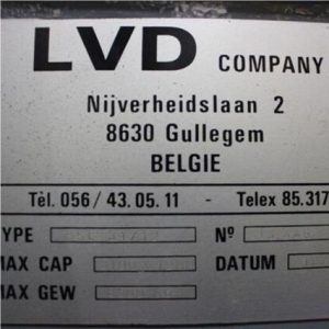 LVD MVN 31X12 Shearing Machine 