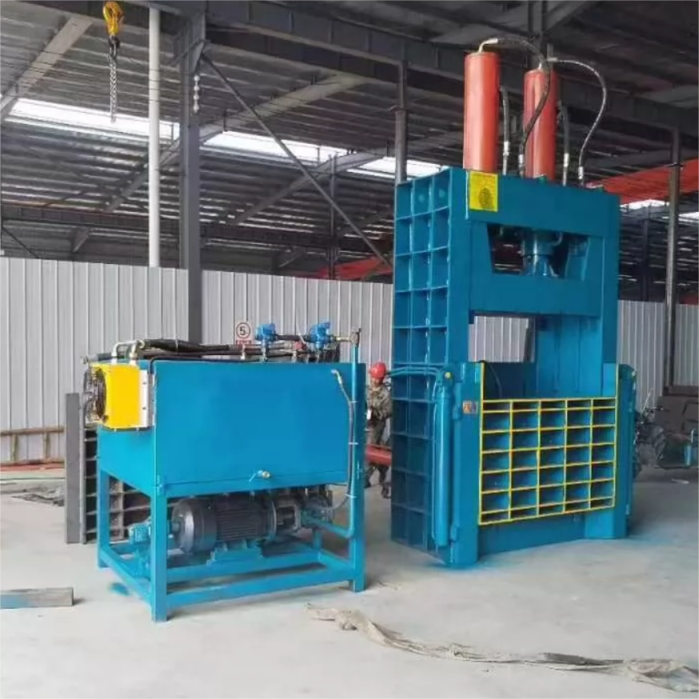 100T Verital Metal Chip Compactor